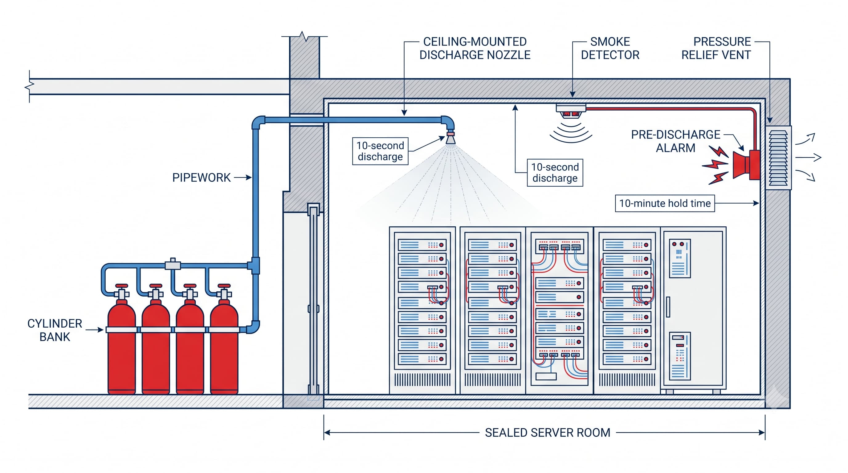 Gas Fire Suppression Systems: How Clean Agent Protection Works
