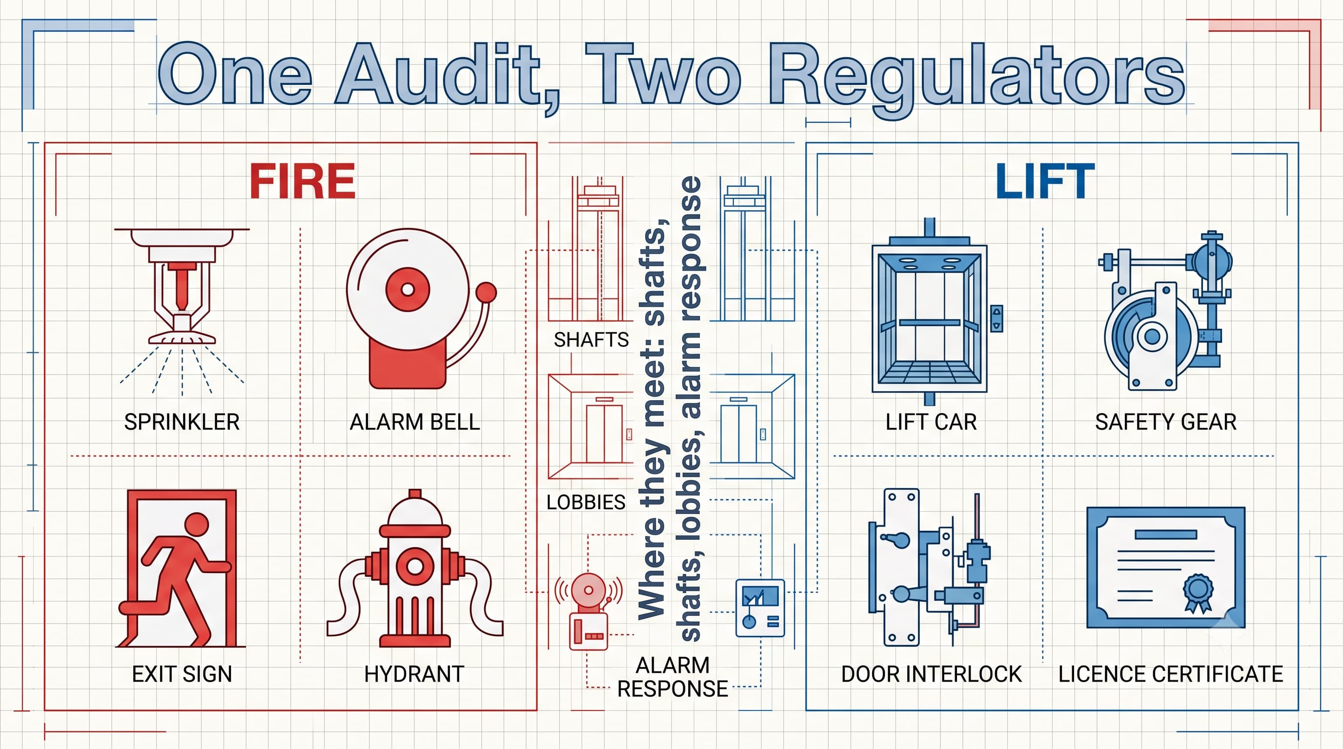Fire and Lift Safety Audits: What Inspectors Actually Check